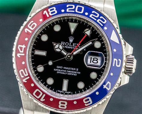 gold rolex red blue white